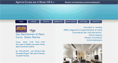 Desktop Screenshot of agenziaeuropa.net